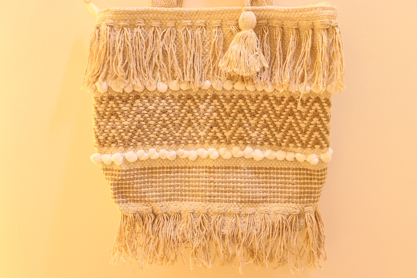 Crochet Design on Tote Bags - Classic Bohemian Fashion