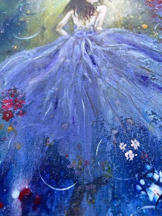 Abstract Art of beautiful Lady of dreams