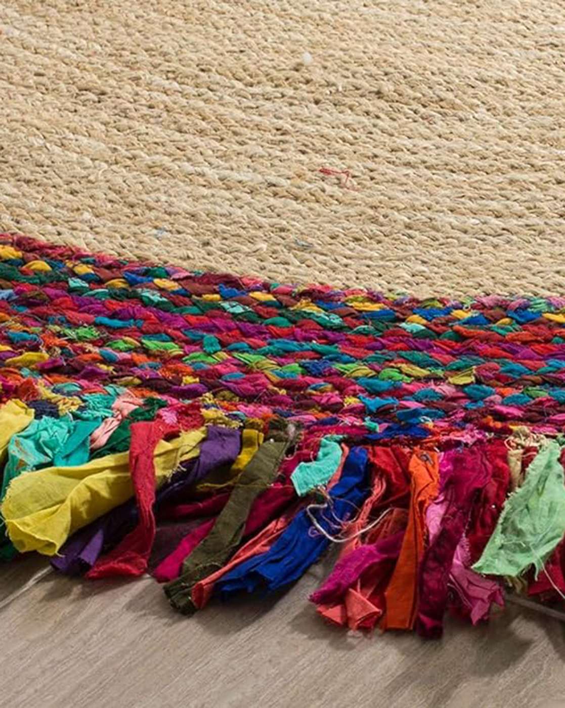 Handmade Jute Round Designer Center Rug For Unique Home Décor