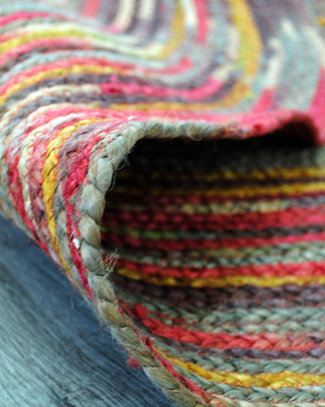 Bohemian Handmade Jute Round Designer Center Rug For Unique Home Décor
