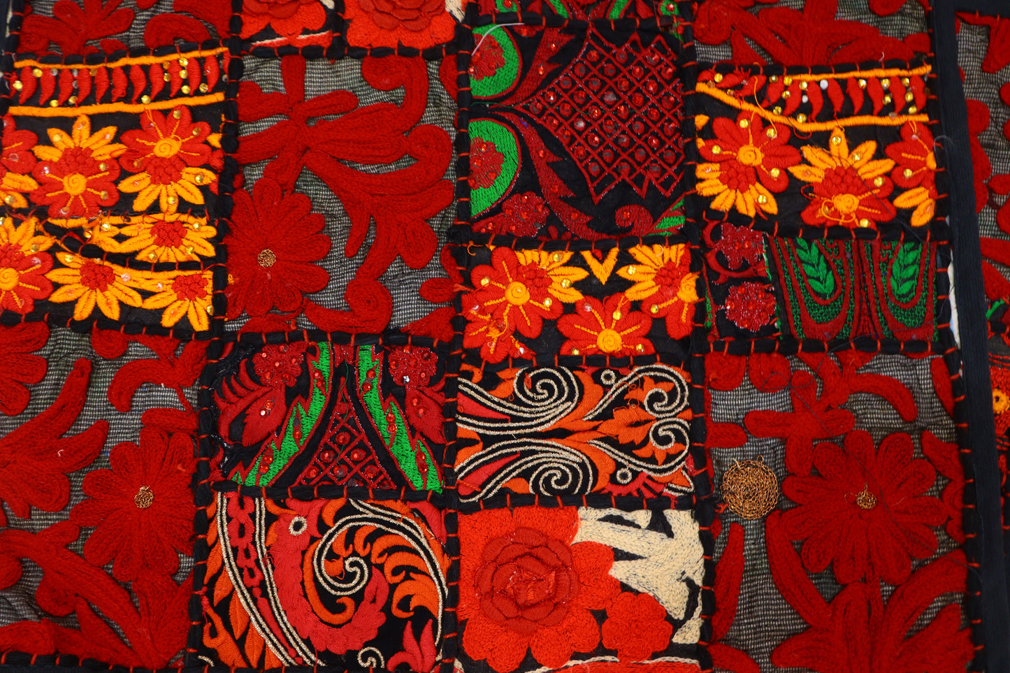 Patchwork Assorted Designs Throw Pillow Covers Set of 4