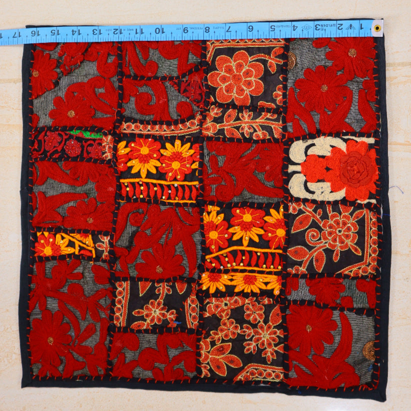 Patchwork Assorted Designs Throw Pillow Covers Set of 4