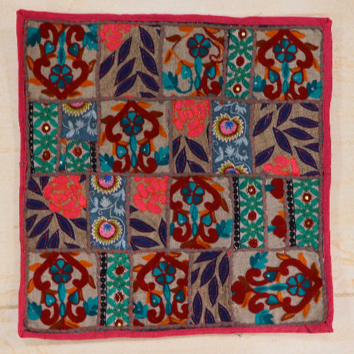 Patchwork Assorted Boho Style Throw Pillow Covers Set of 4