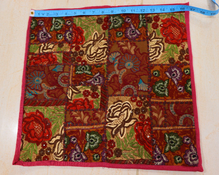 Patchwork Assorted Boho Style Throw Pillow Covers Set of 4