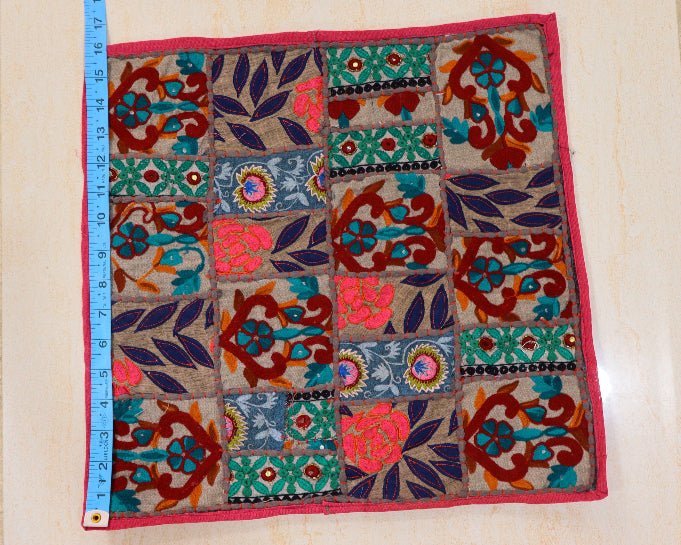 Patchwork Assorted Boho Style Throw Pillow Covers Set of 4