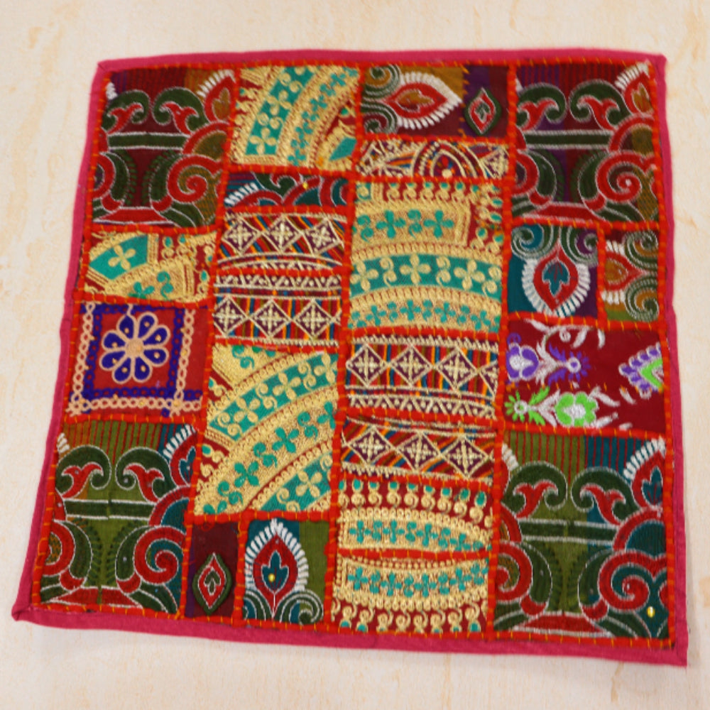 Patchwork Boho Pillow Covers Set of 4