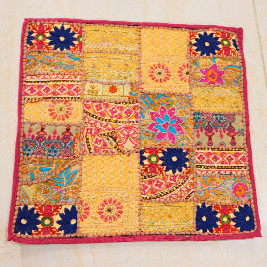 Patchwork Boho Pillow Covers Set of 4