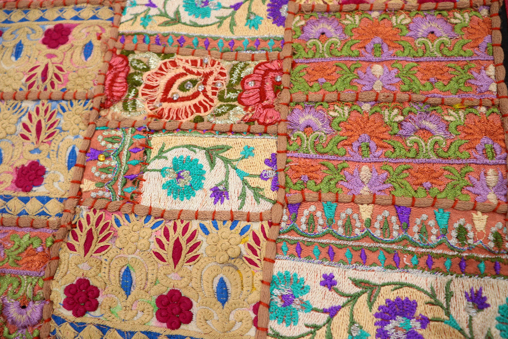 Patchwork Assorted Boho Style Pillow Covers Set of 4