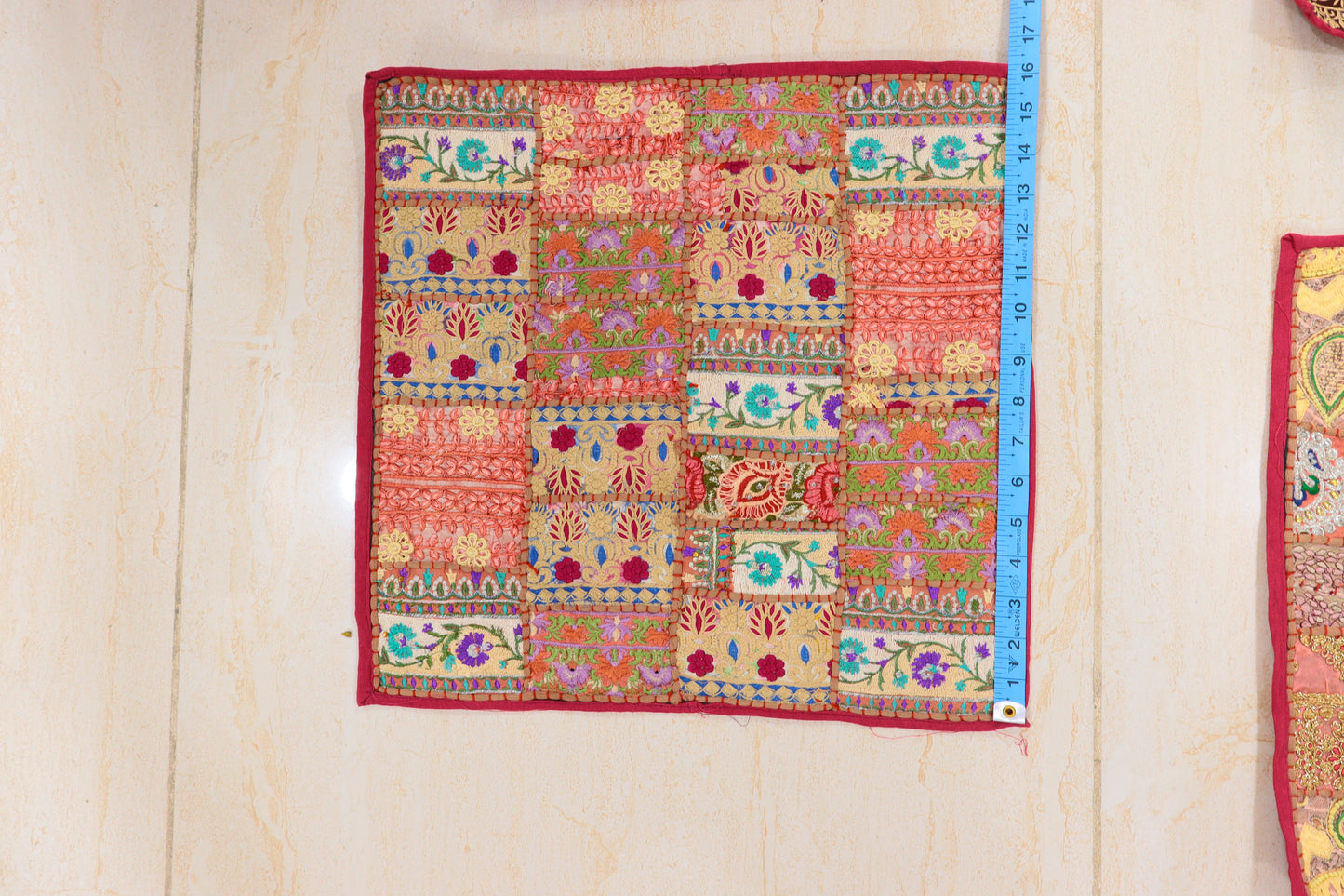 Patchwork Assorted Boho Style Pillow Covers Set of 4