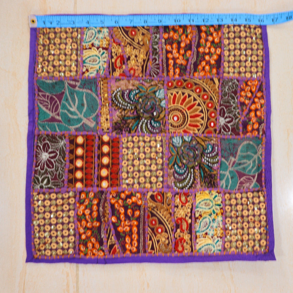 Patchwork Assorted Ethnic Pillow Covers Set of 3
