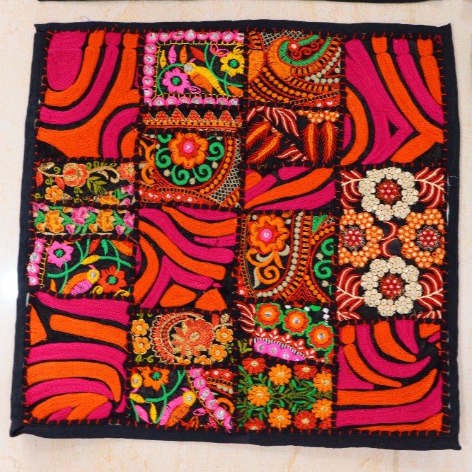 Patchwork Assorted Throw Pillow Covers Set of 4