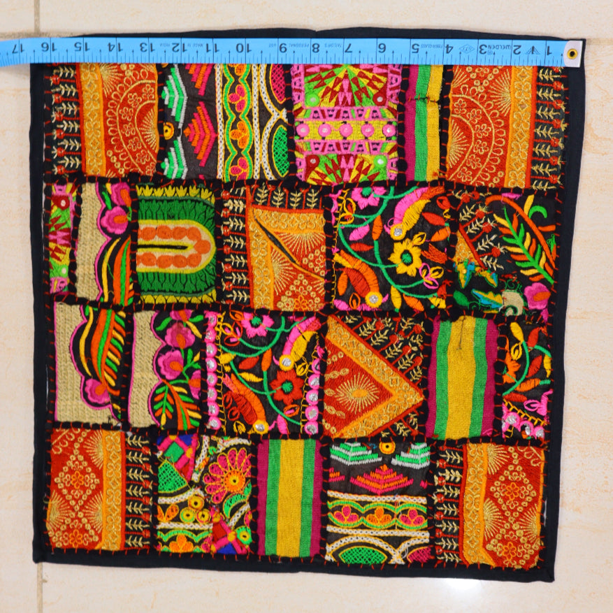 Patchwork Assorted Throw Pillow Covers Set of 4