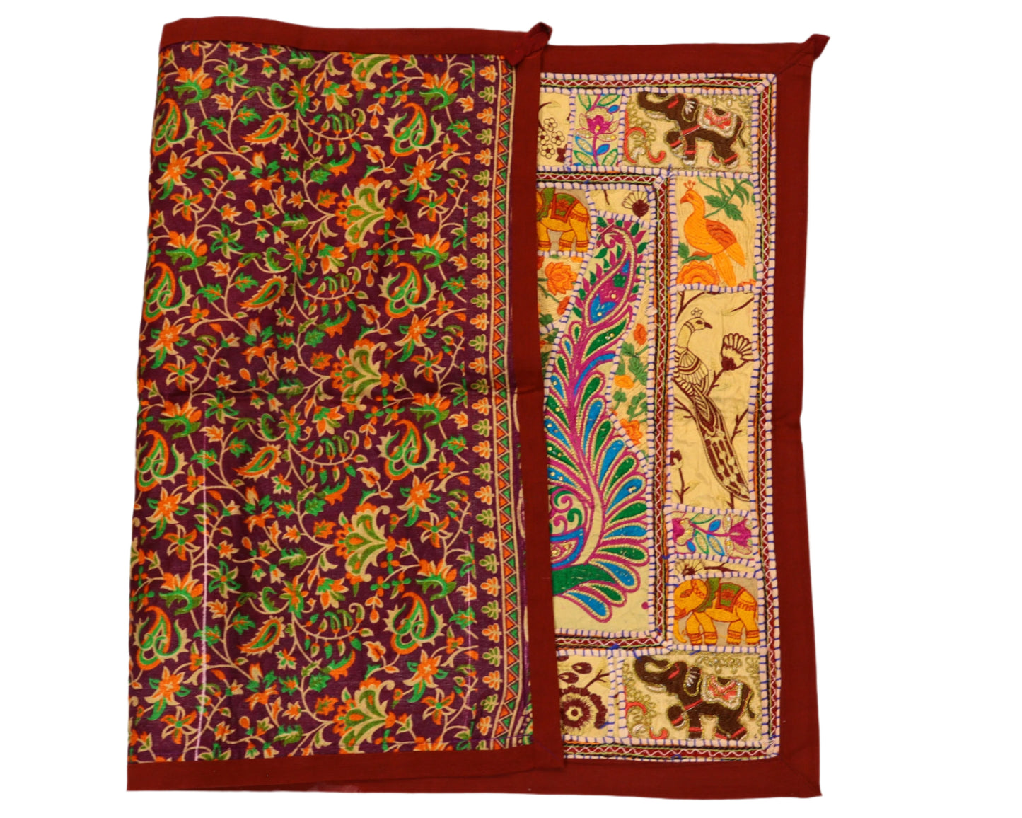 Ethnic Style Large Wall Hanging Beads & Embroidered Tapestry for Elegant Home Décor