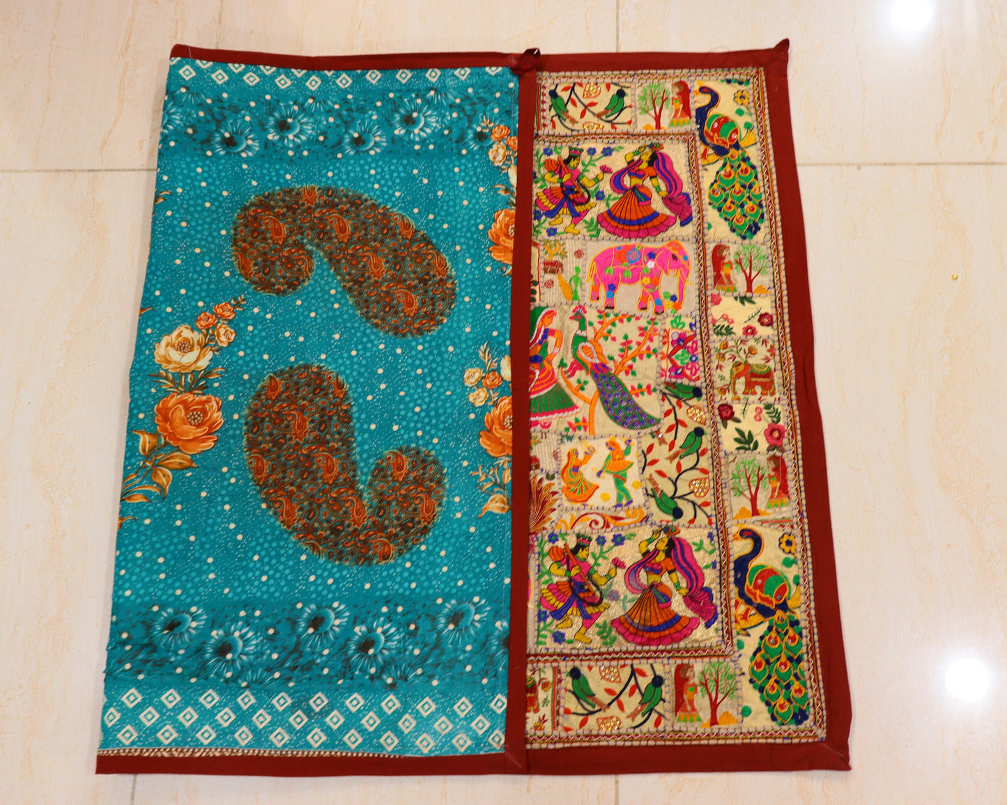 Large Royal Embroidered Wall Tapestry for Elegant Home Décor