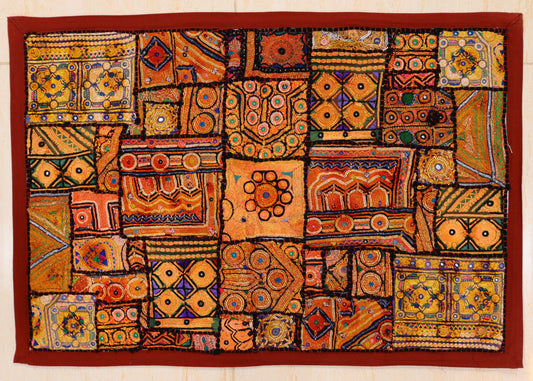 Wall Hanging made by Vintage Patch Work & Embroidery for Gifting and home décor