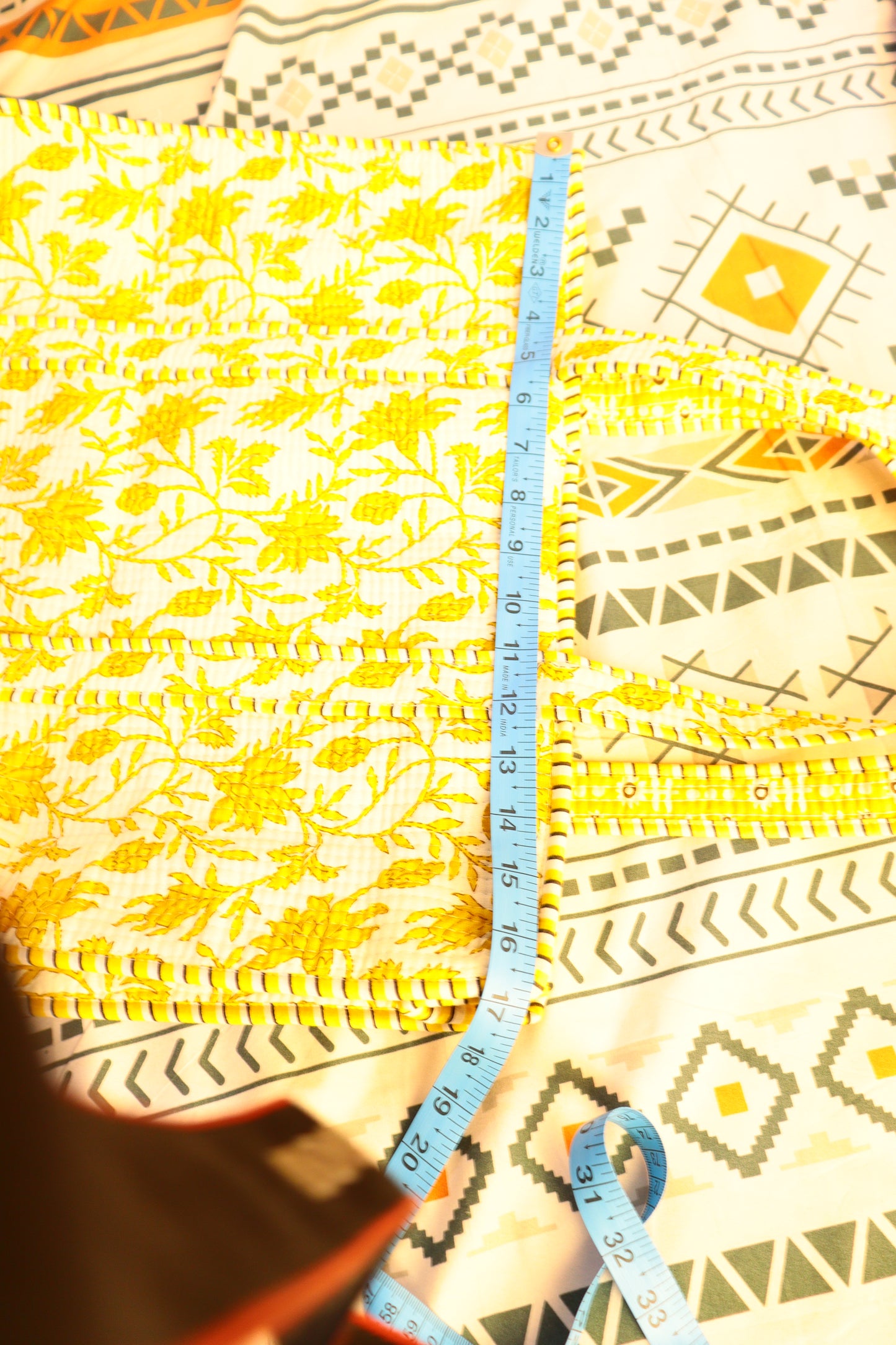 Handmade Elegant Cotton Quilted Bag for Travel, Shopping and Gifting