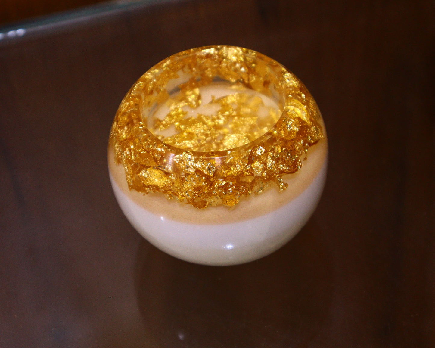 Handmade Resin Candle Holder for Party Décor & Gifting (Set of 2)