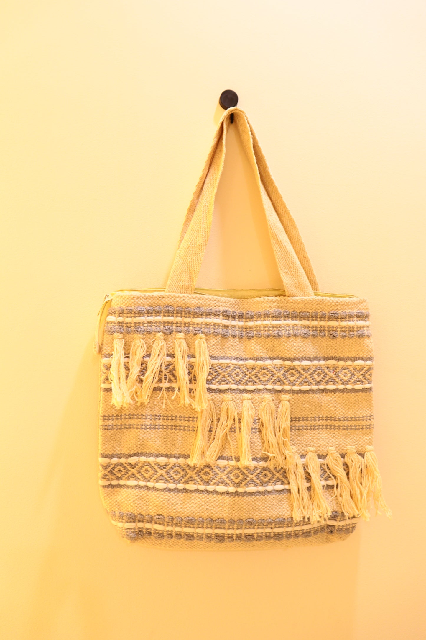 Handmade Crochet Tote Bag – Natural, Elegant & Perfect for Summers & Gifting