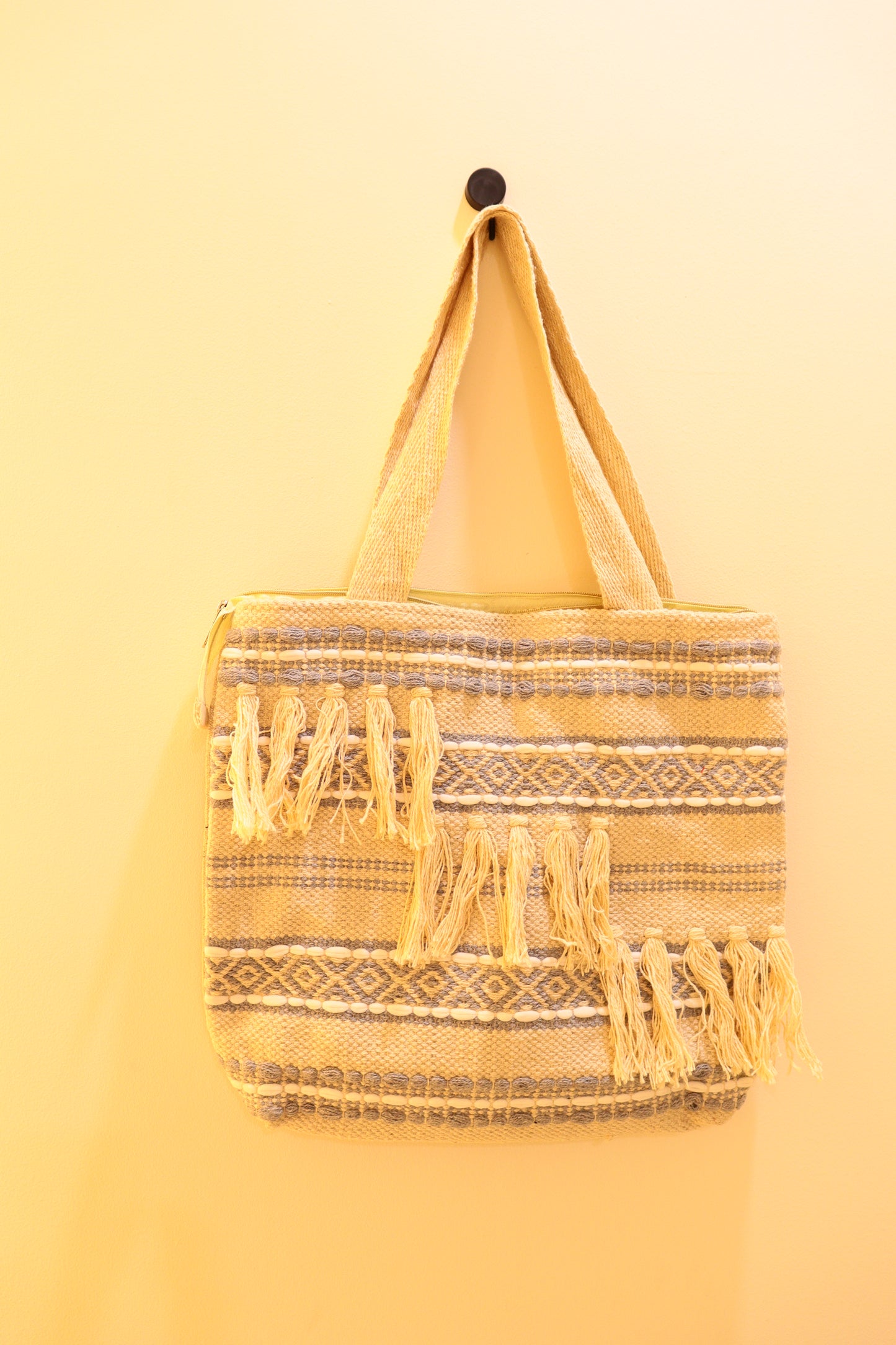 Handmade Crochet Tote Bag – Natural, Elegant & Perfect for Summers & Gifting