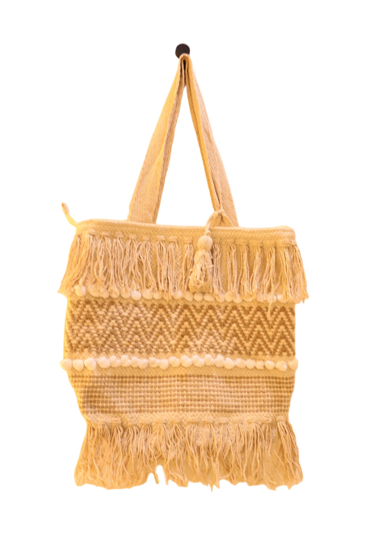Crochet Design on Tote Bags - Classic Bohemian Fashion