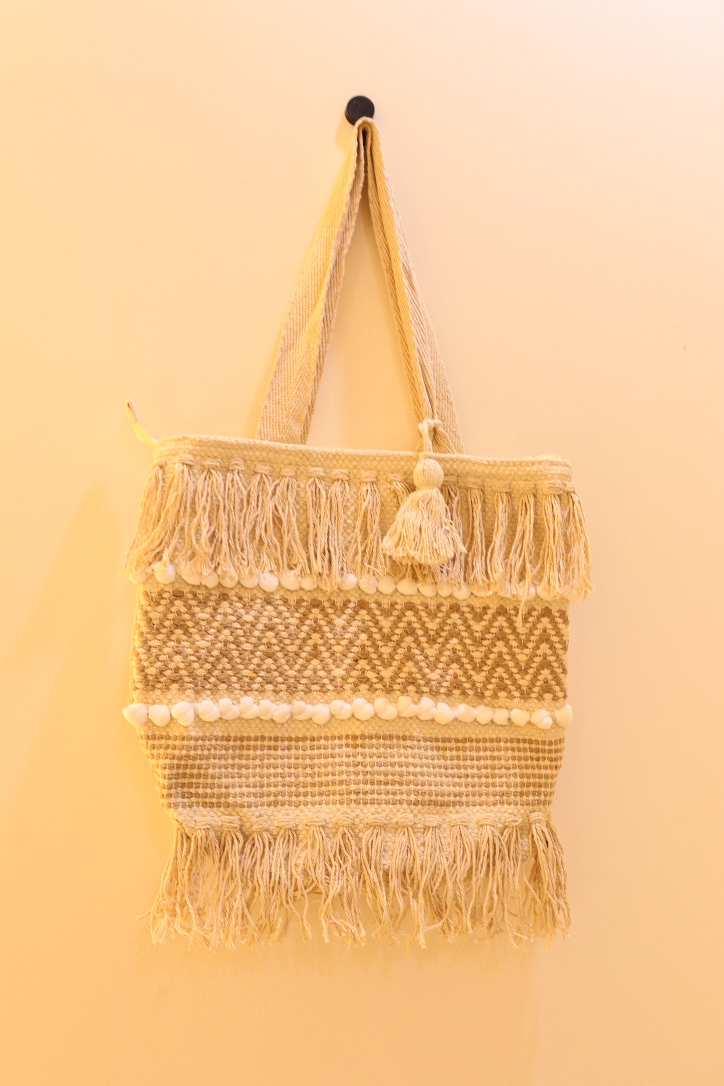 Crochet Design on Tote Bags - Classic Bohemian Fashion