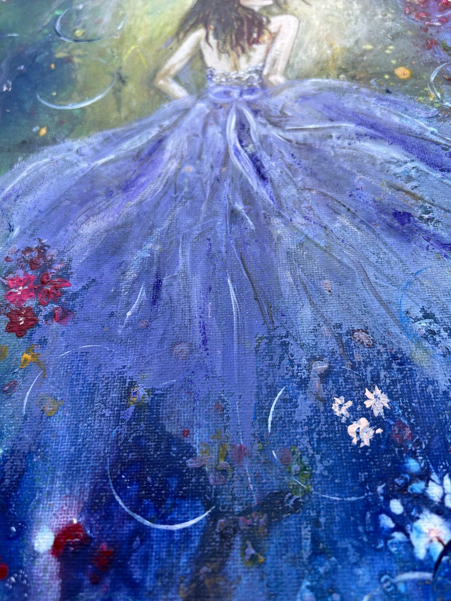 Abstract Art of beautiful Lady of dreams