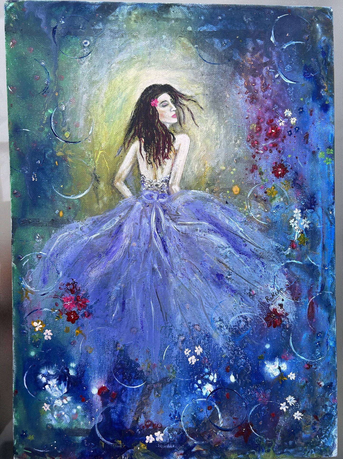 Abstract Art of beautiful Lady of dreams