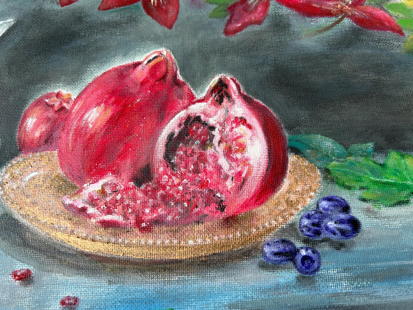 Still Life Painting, Fine Art, Acrylic on Canvas Vaastu Painting, Original Art