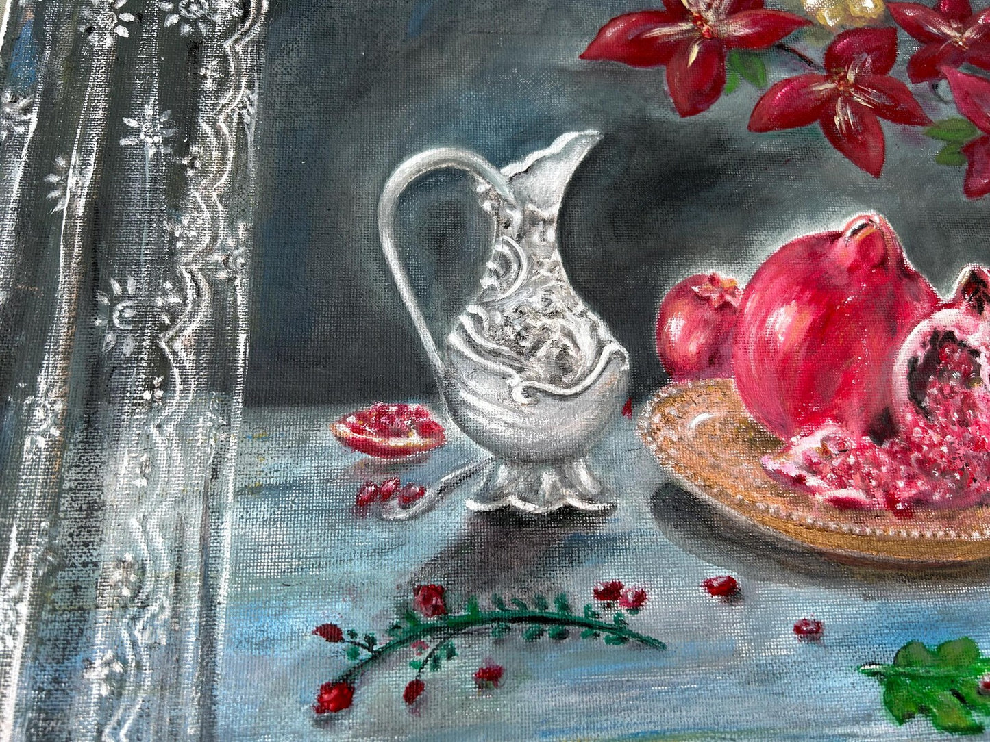 Still Life Painting, Fine Art, Acrylic on Canvas Vaastu Painting, Original Art